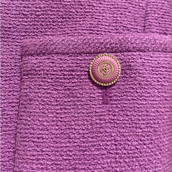 2020 purple cc rogo buttom Jacket - Picture 5 of 7